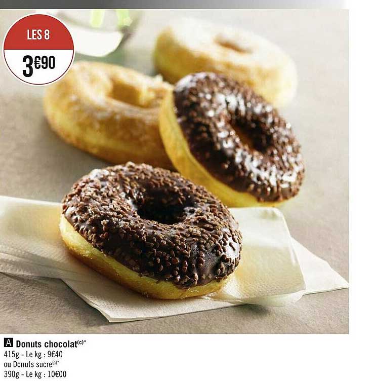 Donuts Chocolat, Ou Donuts Sucre