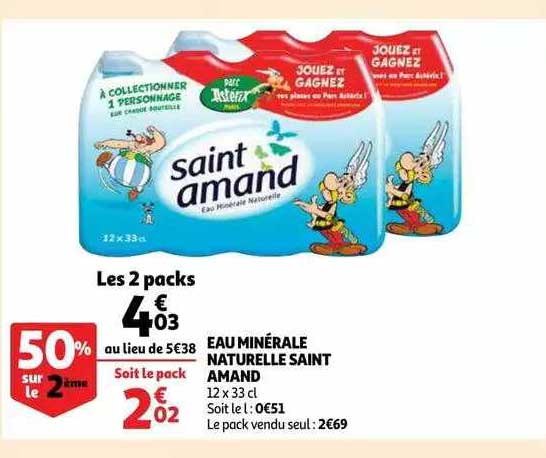 Eau Minérale Naturelle Saint Amand