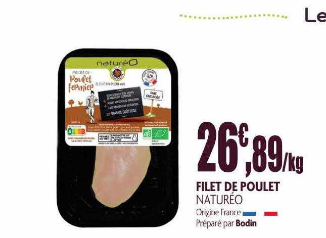 Filet De Poulet Naturéo