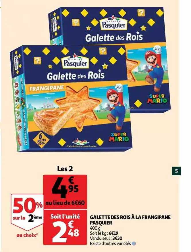 galette des rois à la frangipane pasquier