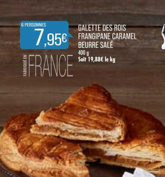 galette des rois frangipane caramel beurre salé
