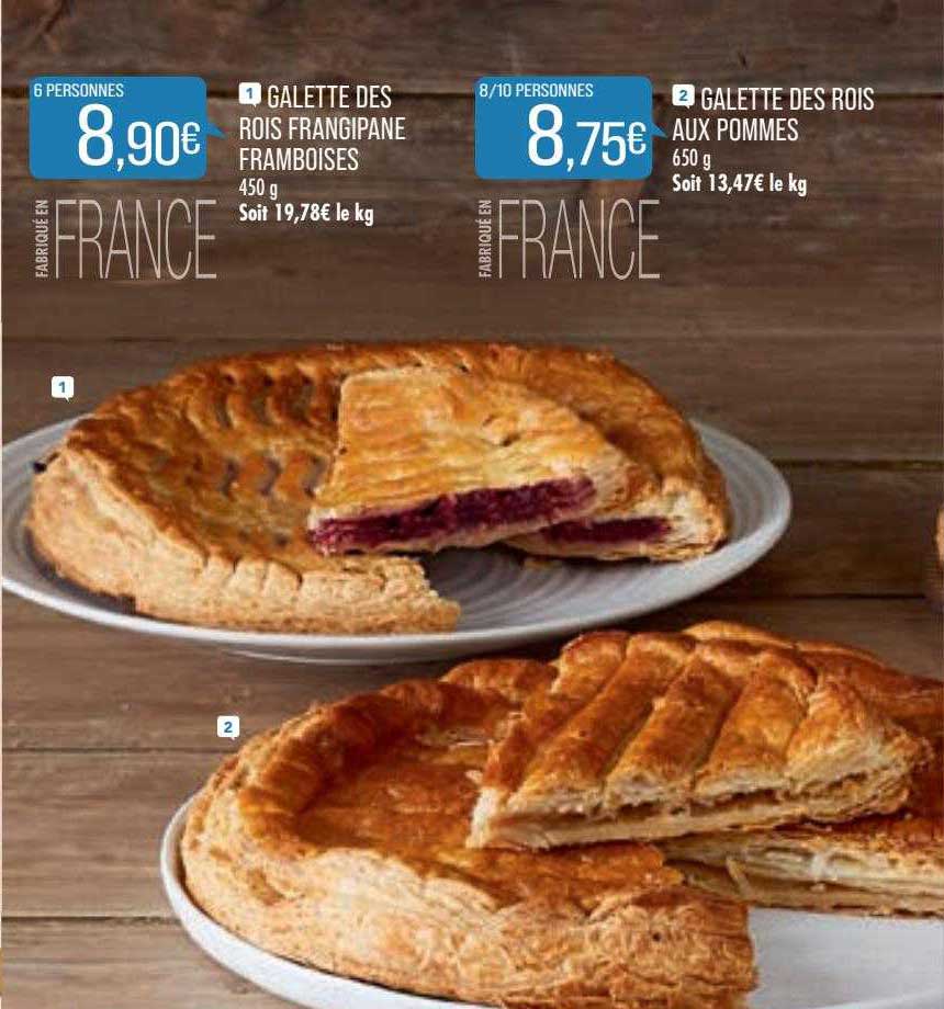 galette des rois frangipane framboises, galette des rois aux pommes