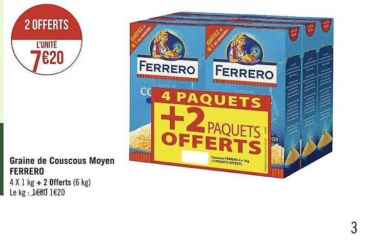 graine de couscous moyen ferrero