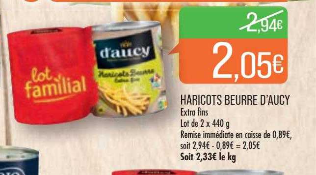 Haricots Beurre D'aucy