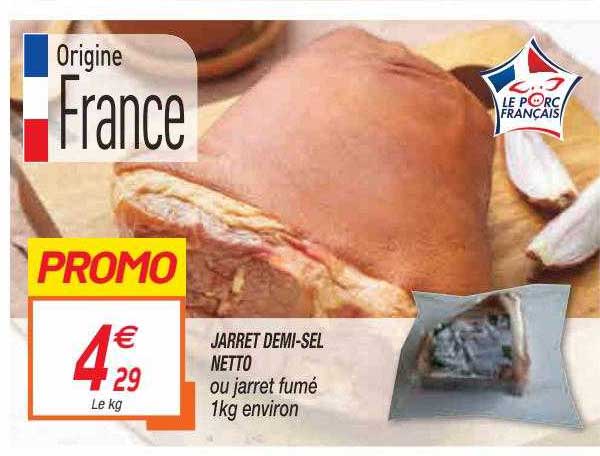 jarret demi-sel netto