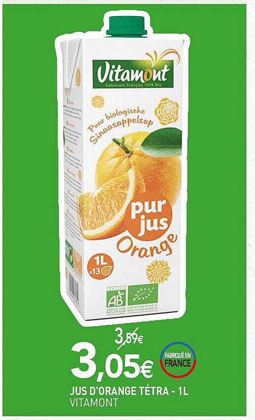 Jus D'orange Tétra - 1l Vitamont