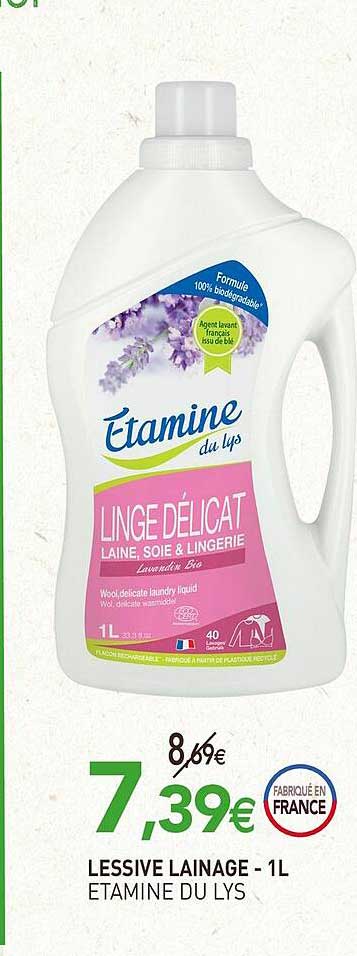 lessive lainage - 1l étamine du lys
