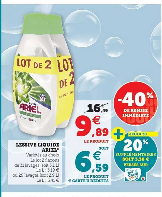 Lessive Liquide Ariel