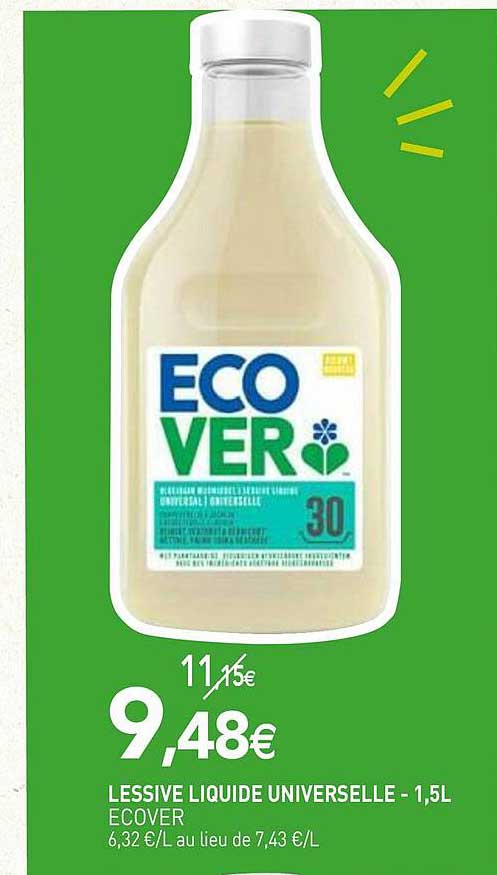 Lessive Liquide Universelle - 1,5 L Ecover