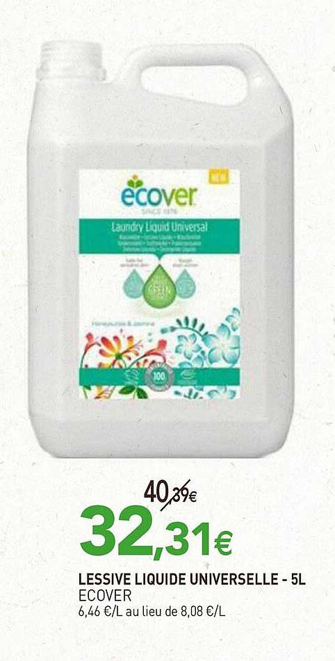 lessive liquide universelle - 5l ecover