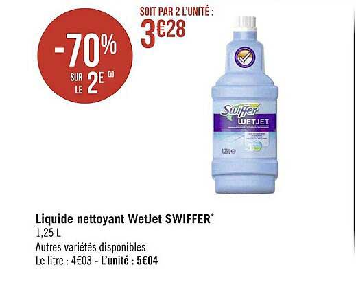 Liquide Nettoyant WetJet Swiffer