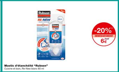 mastic d'étanchéité "rubson"