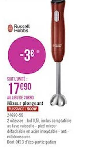 Mixeur Plongeant Russell Hobbs