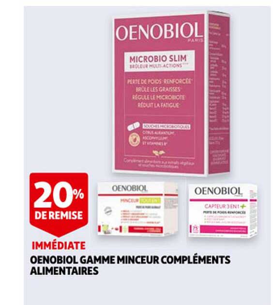 oenobiol gamme minceur compléments alimentaires