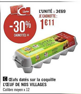 oeufs datés sur la coquille l'oeuf de nos villages