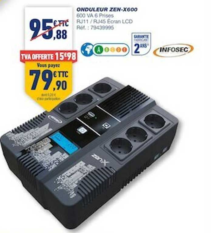 onduleur zen-x600 infosec