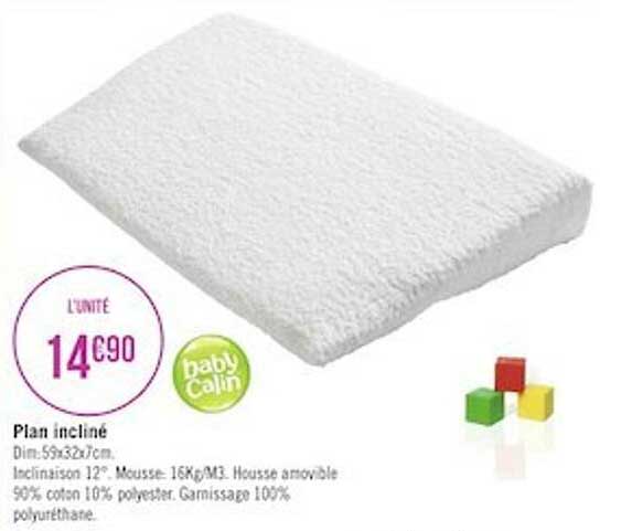 plan incliné baby calin