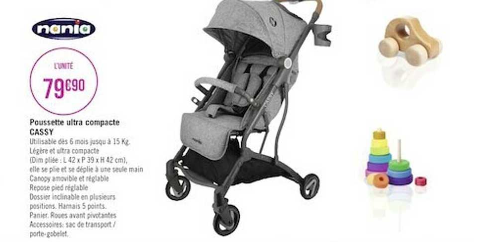 Poussette Ultra Compacte Cassy Nania