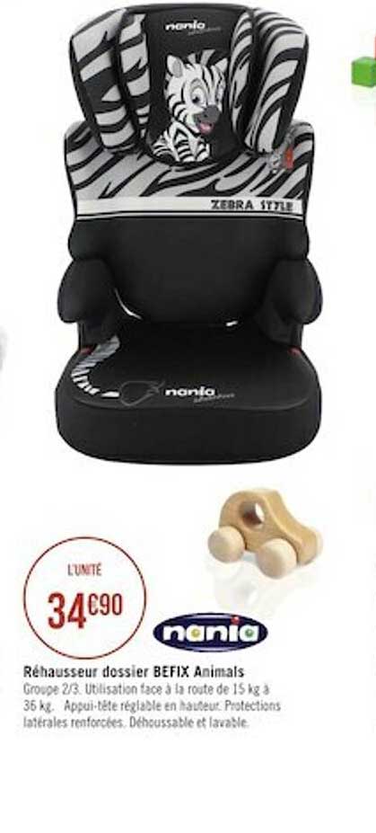 Réhausseur Dossier Befix Animals Nania