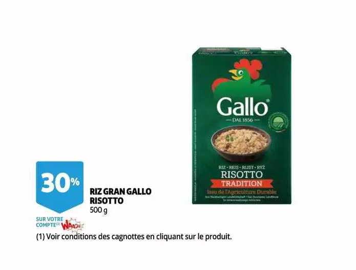 riz gran gallo risotto