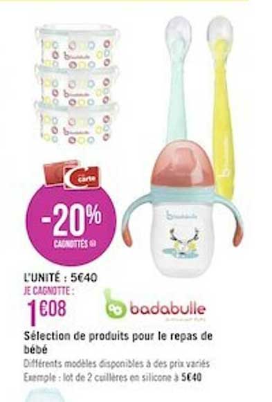 Sélection De Produits Pour Le Repas De Bébé Badabulle