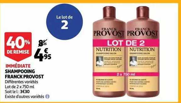 shampooing franck provost