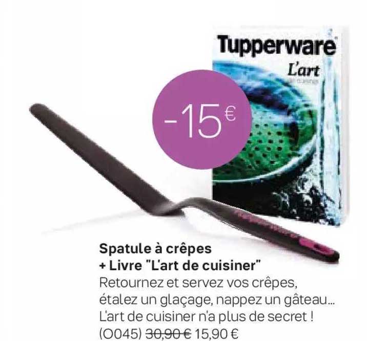 spatule à crêpes + livre "l'art de cuisiner"