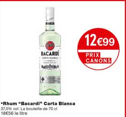 thum "bacardi" carta blanca