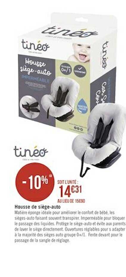 tinéo housse de siège-auto