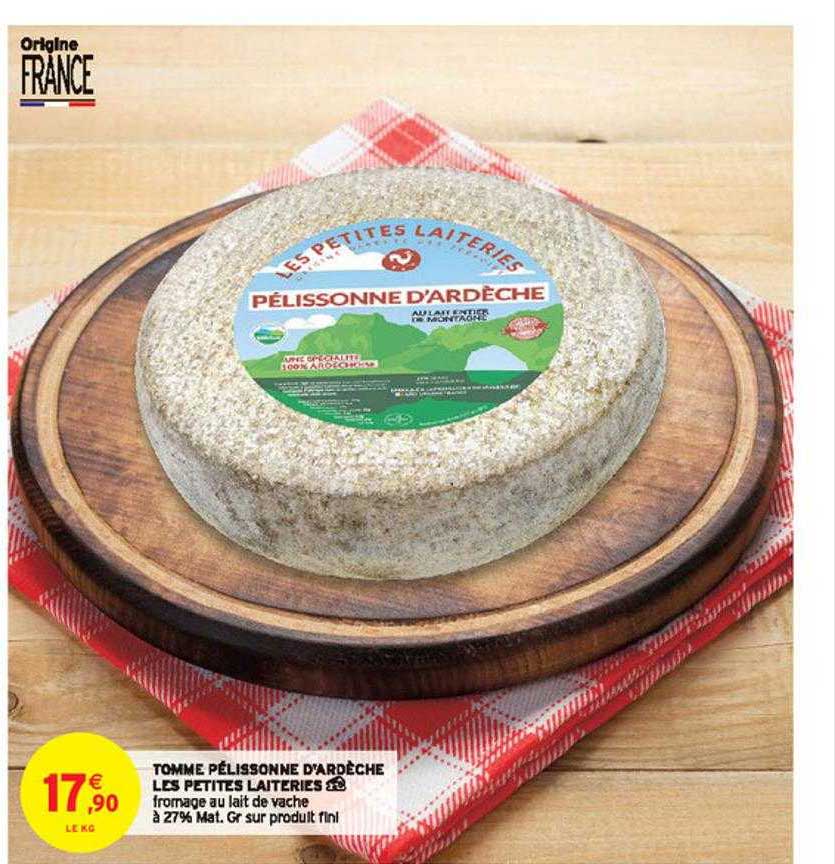 tomme pélissonne d'ardèche les petites laiteries