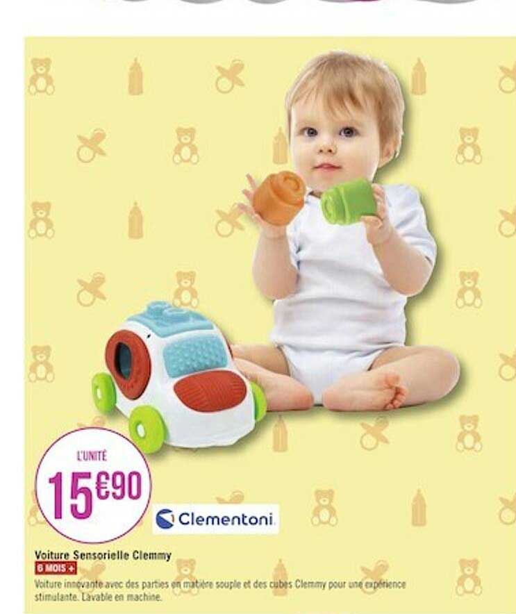 voiture sensorielle clemmy clementoni