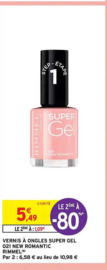 vernis à ongles super gel 021 new romantic rimmel
