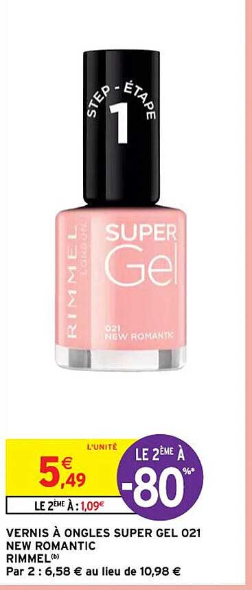 vernis à ongles super gel 021 new romantic rimmel