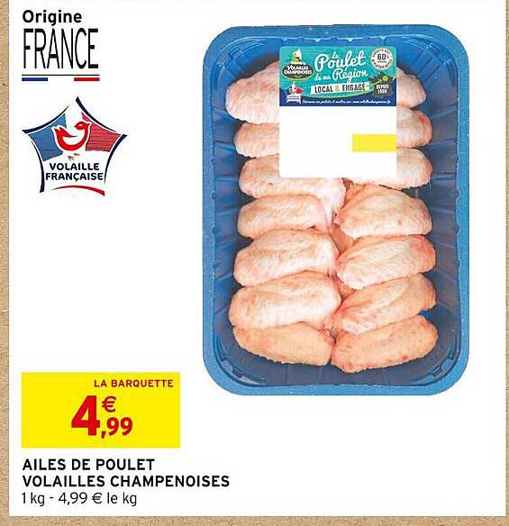 Ailes De Poulet Volailles Champenoises