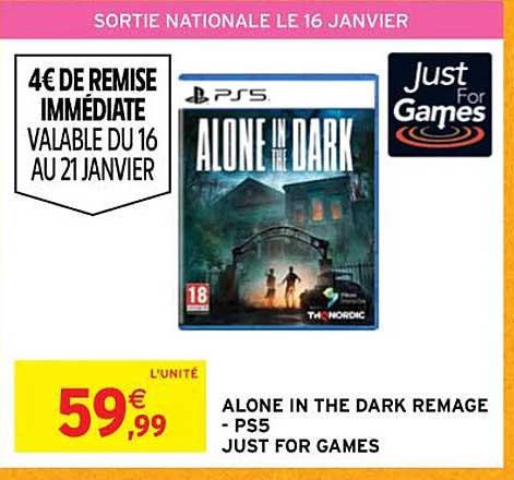 alone in the dark remage - ps5 just for games