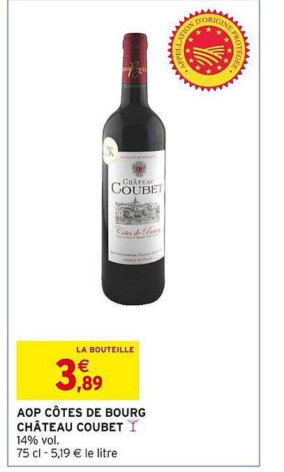 aop côtes de bourg château coubet