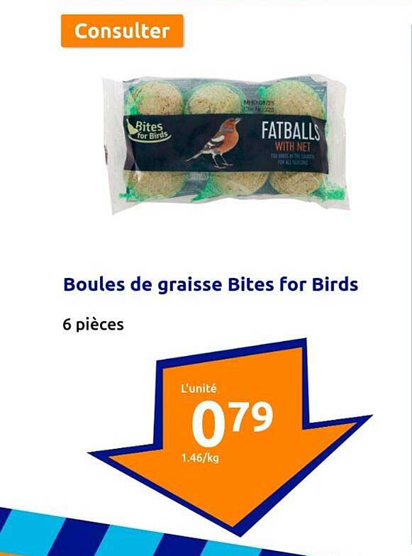 boules de graisse bites for birds