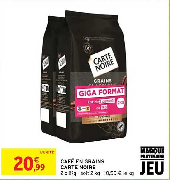 Café En Grains Carte Noire