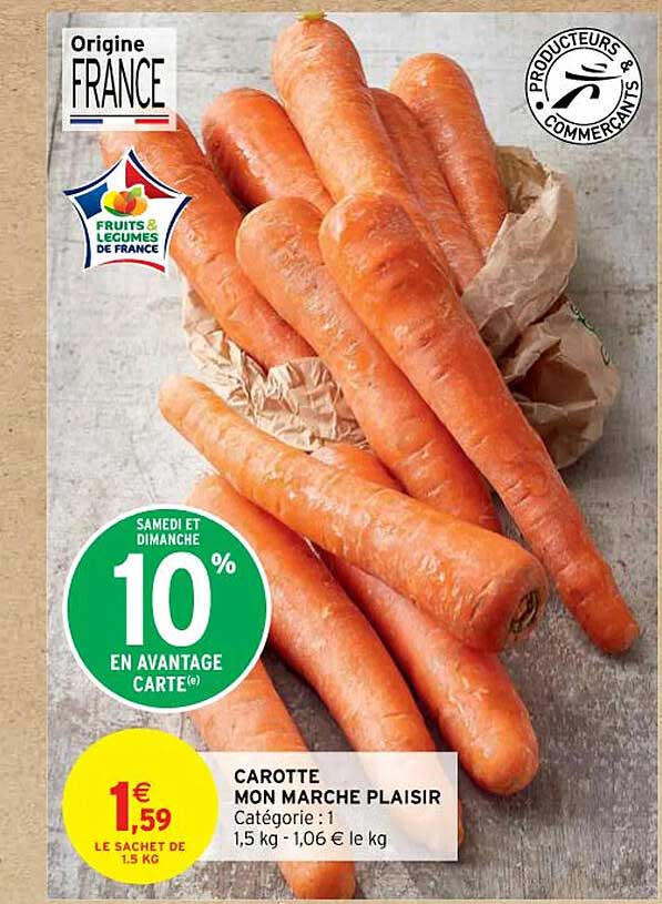 carotte mon marche plaisir