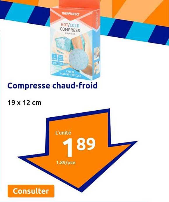 Compresse Chaud-froid