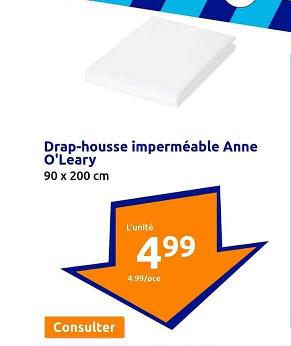 drap-housse imperméable anne o'leary