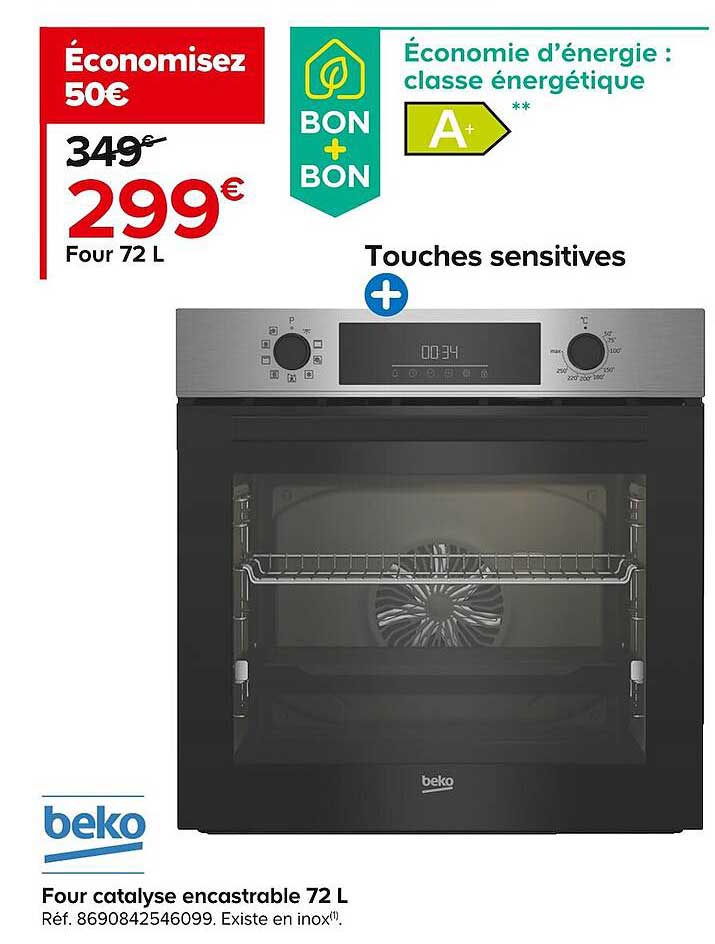 Four Catalyse Encastrable 72 L Beko