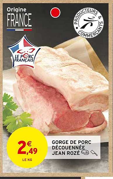 gorge de porc découennée jean rozé