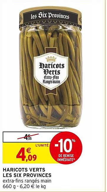 haricots verts les six provinces