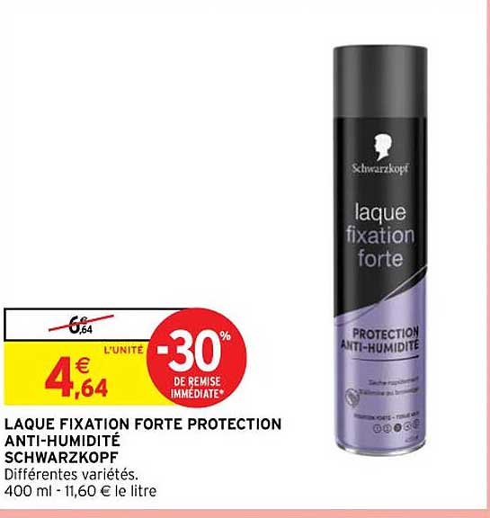 laque fixation forte protection anti-humidité schwarzkopf