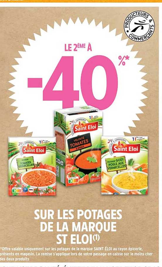 les potages de la marque st éloi