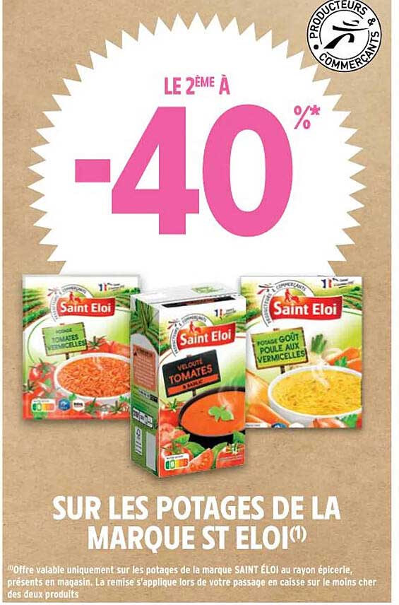 les potages de la marque st éloi