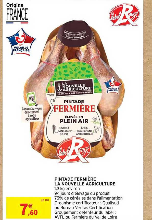 pintade fermière la nouvelle agriculture