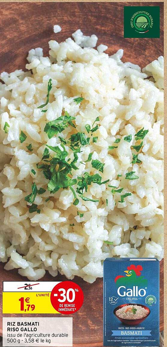 riz basmati riso gallo