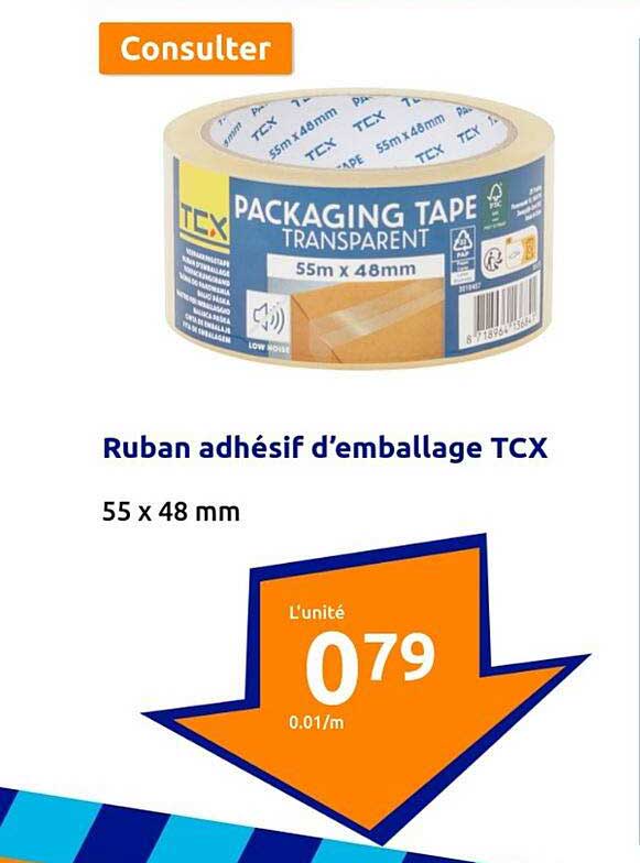 ruban adhésif d'emballage tcx